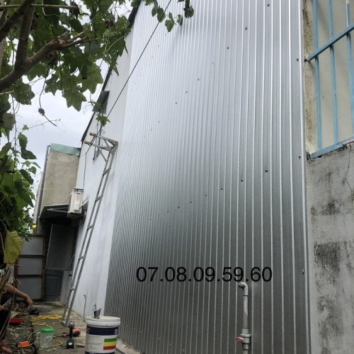 Công Trình Thi Công: Đóng Tôn Chống Thấm